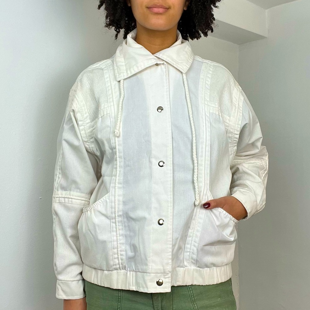 Vintage white cotton jacket